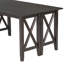 Ensemble de salle à manger 6 pièces exquis comprenant une table pliable en bois massif, 4 chaises et un banc, parfait pour les réunions de famille dans les salles à manger