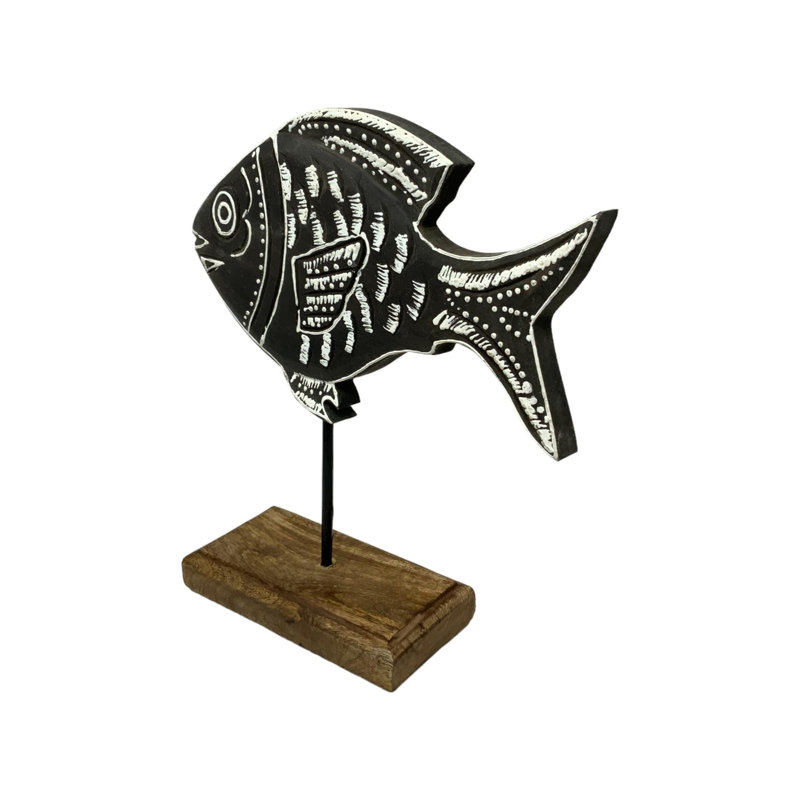Poisson-moineau sur pied - henné noir