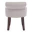Tabouret de coiffeuse en bois massif