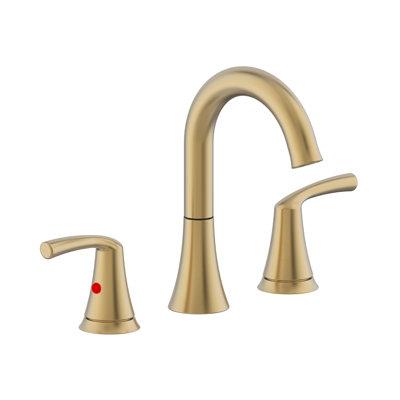 Robinet de salle de bain moderne à 2 poignées avec assemblage de bonde, aérateur économiseur d'eau, valve en céramique, installation facile, comprend bonde escamotable et outils