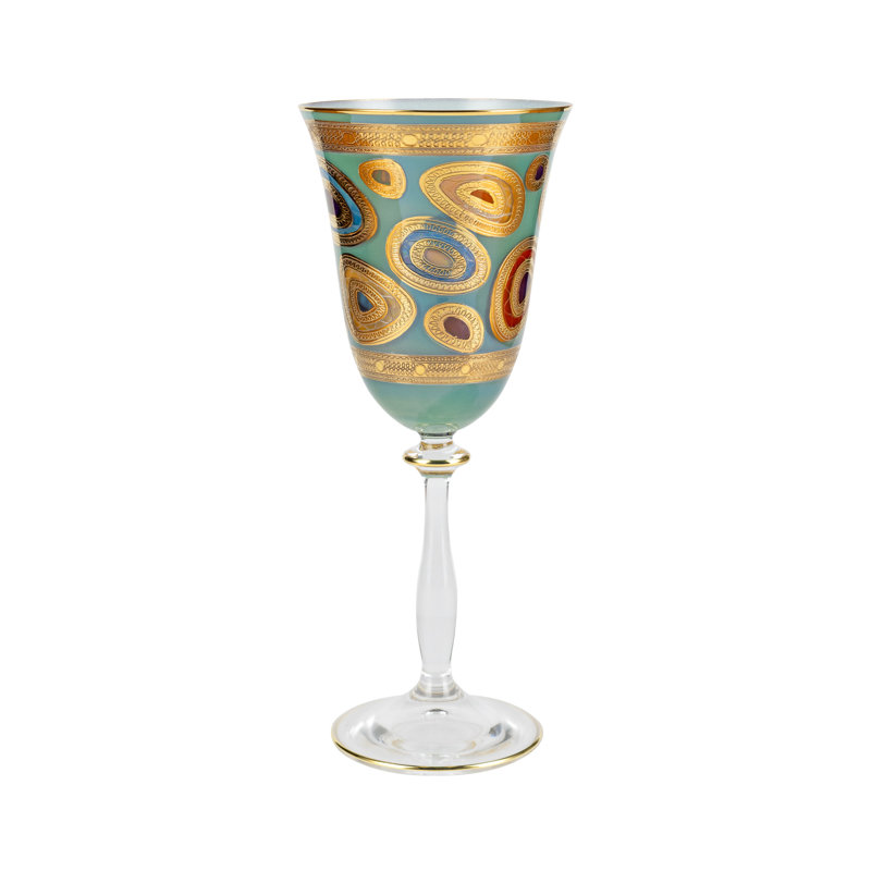 Verre à vin Regalia, Bleu sarcelle