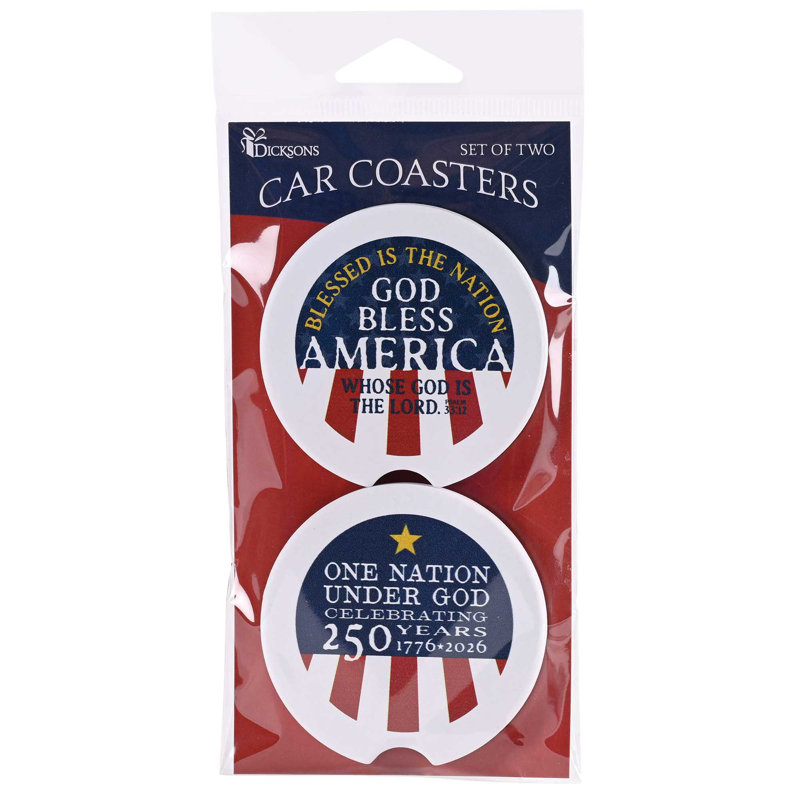 Car Coaster Blessed Nation & One Nation