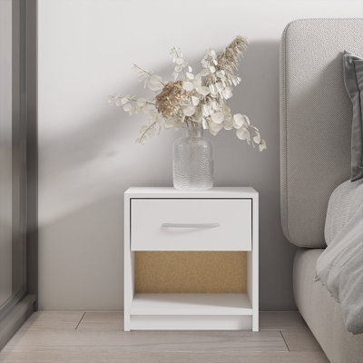Vivette 15.2" Nightstand with Matte Finish