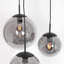 Caddell 3 - Light Black Jar Pendant