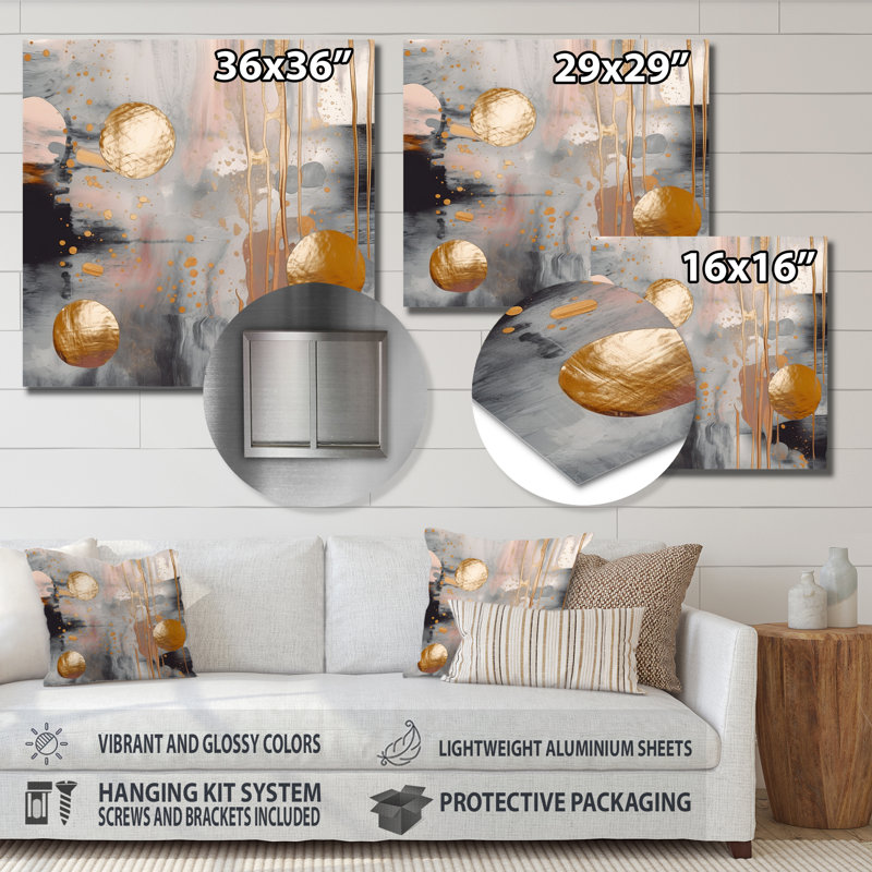 Décoration murale Geismar, H 16 po x l 16 po x P 1 po