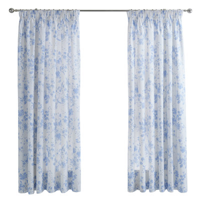 Izetta Semi Sheer Curtain Pair