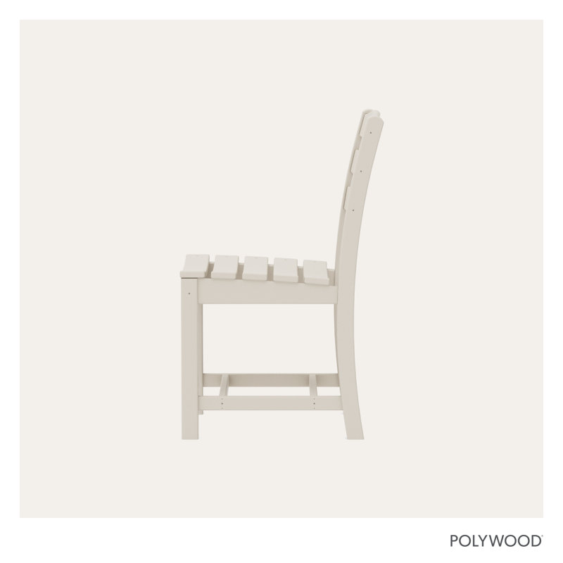 Chaise d'appoint d'extérieur POLYWOOD La Casa Café, Sable