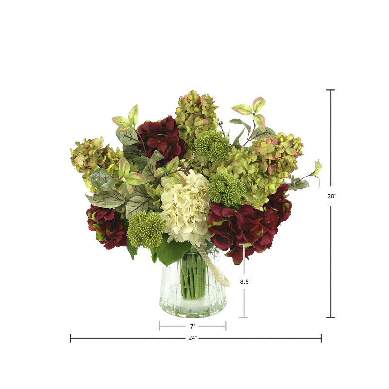 Hydrangea Sedum and Ivy Floral