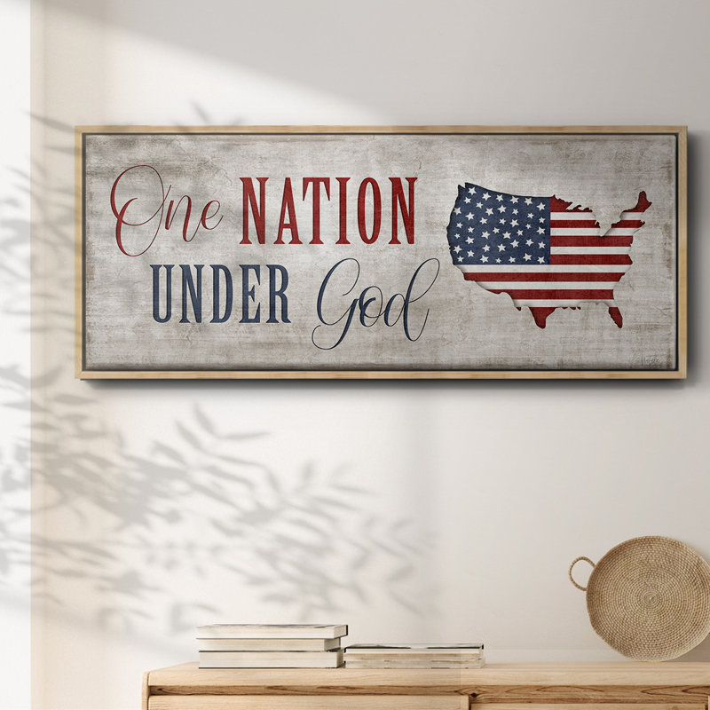 One Nation Under God - Toile encadrée