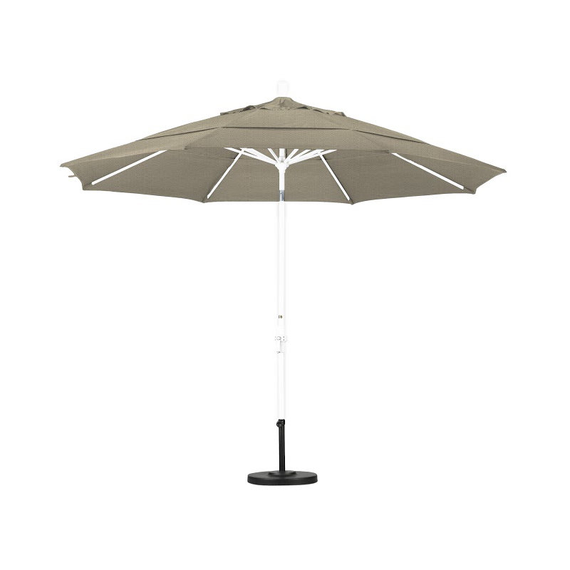132'' Tilt Market Umbrella, Champagne Sunbrella® Linen