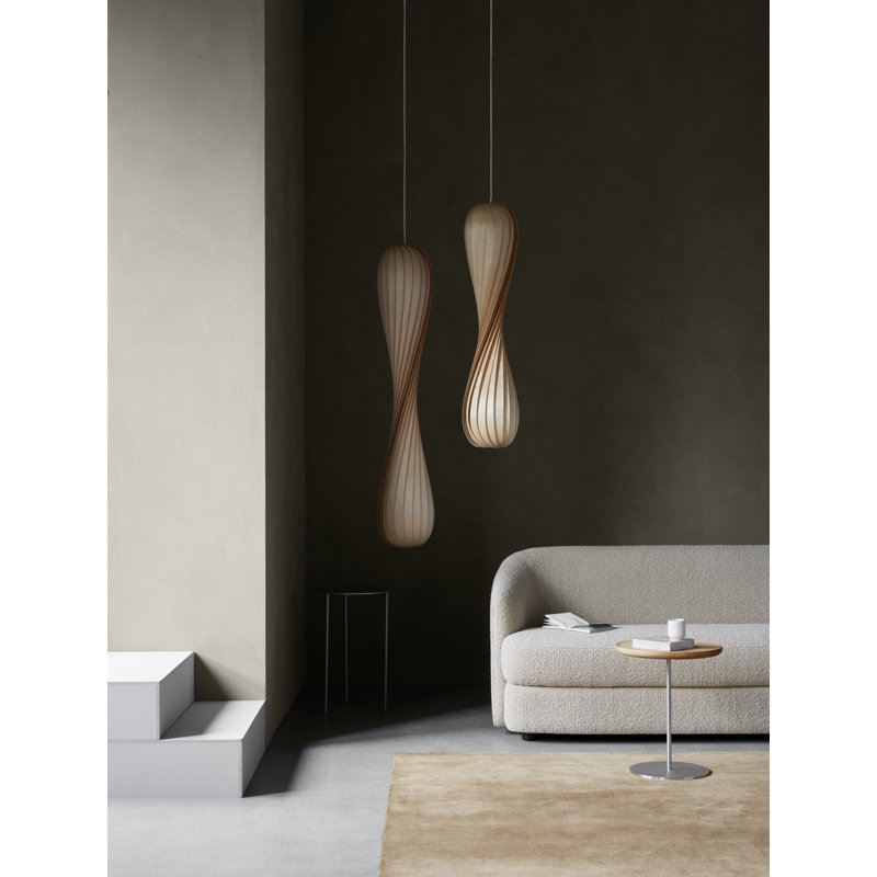 TR7 Pendant, 57.09" H x 9.84" W x 9.84" D, Natural