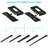Ceiling Mount Kit For Led Linear Lights, SPCC Steel Bracket For Single Fixture Installation