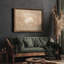 Art mural encadré 26,5 x 36 po Elegant Vintage Swan Lake-1413620290