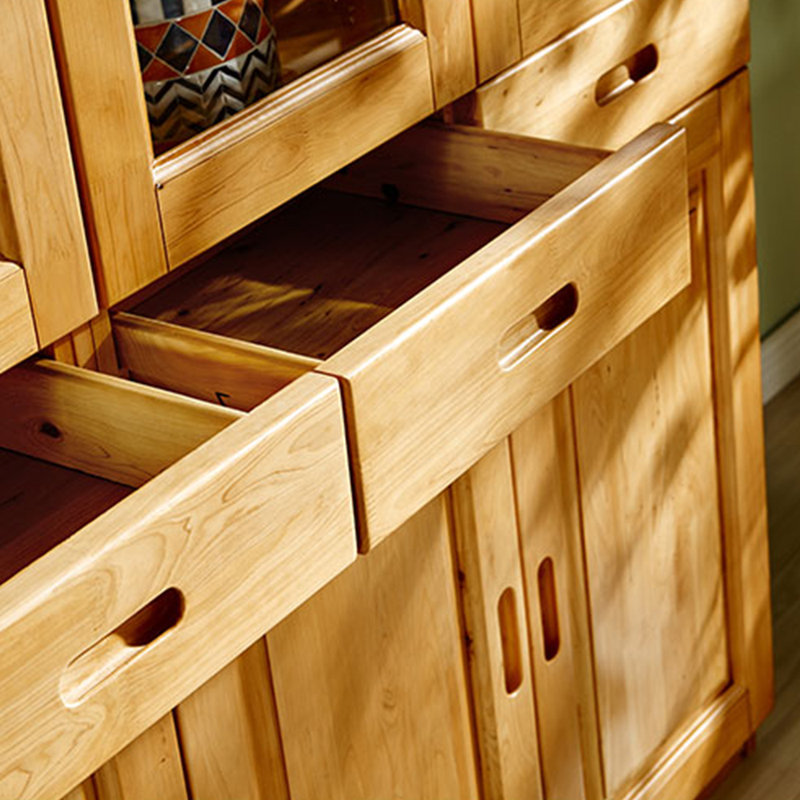 Pure solid wood bookcase