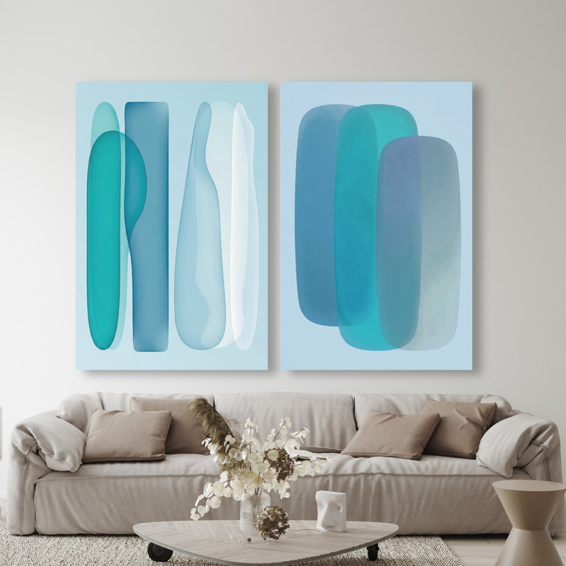 Glacier Gradients Set Set by Oliver Gal, 30"H x 20"W, Gallery Wrapped