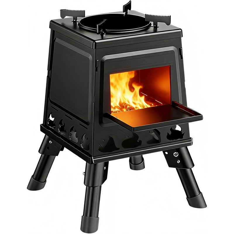 Wood Burning Stove, Camping Wood Burning Stove Small Portable S