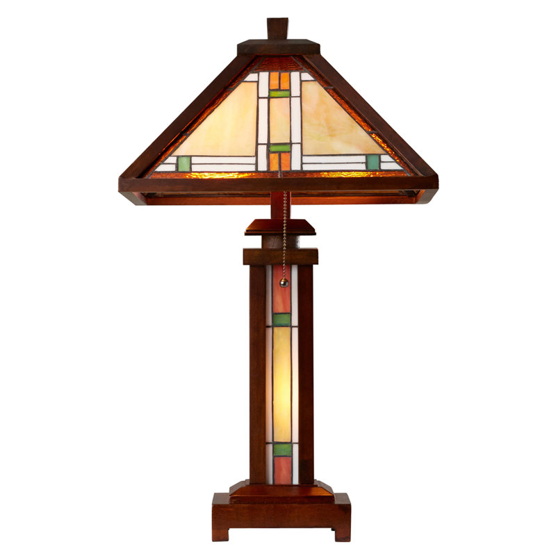 Lampe de table h 25,6" avec abat-jour empire Metcalf
