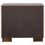 Table de chevet 2 tiroirs Polk Cappuccino