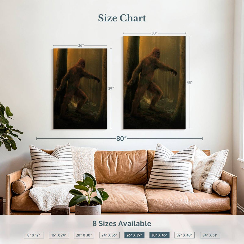 Kelan Bigfoot, 39" H x 26" W