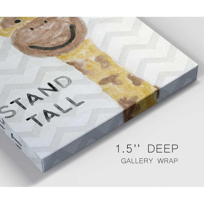 Safari Stand Tall - ensemble de 2 reproductions d'art, Pas de tapis, H 40 po x l 60 po x P 1 po, Toile tendue