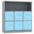 Grey/Light Blue