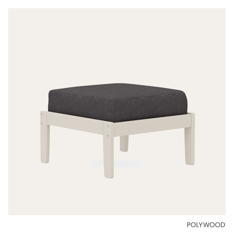 Repose-pieds Braxton, Structure sable / coussin gris anthracite cendré