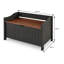 Wood Storage Bench-646676353