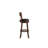 Analuz Swivel Upholstered Counter Stool with Solid Wood Frame-2143896396-2143896395