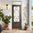 Custom Iron Door Pros Aphrodite 37 in. x 81 in. Iron Prehung Front Entry Door-50929145