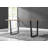 Edzard Industrial Style Wood Effect Dining Table-124157427