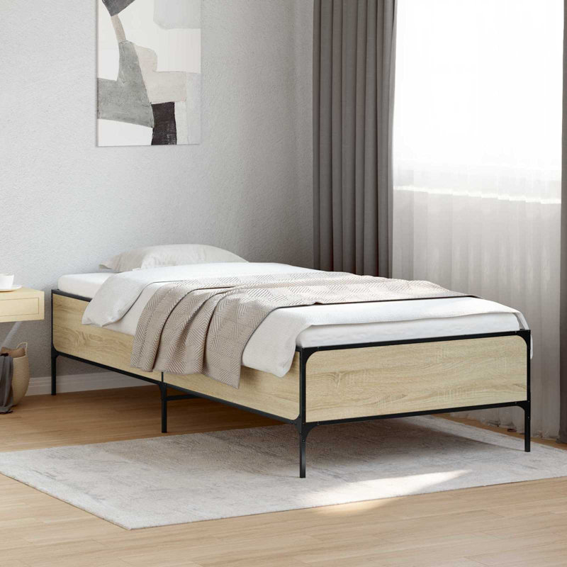Bed, Sonoma Oak