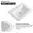 24" Wall Mounted Single Bathroom Vanity with Ceramic Sink-1652933003