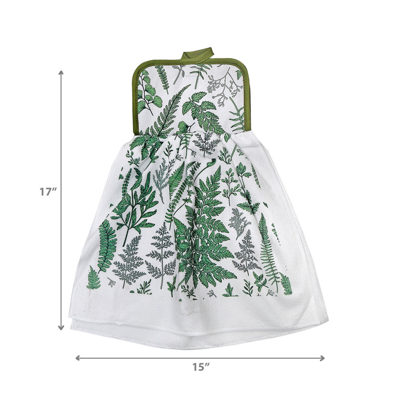 Ensemble de 2 feuilles de fougère Tie