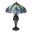 Lampe de table noir/bleu 26 po Beley