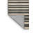 Washable Stone Gray Cream Striped Area Rug-1239552091