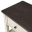 Console rétro avec deux tablettes ouvertes, structure en bois de pin massif et pieds pour le salon-340460784-340460785