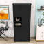 Armoire de rangement autoportante avec panier rabattable et tablettes de rangement-7149116