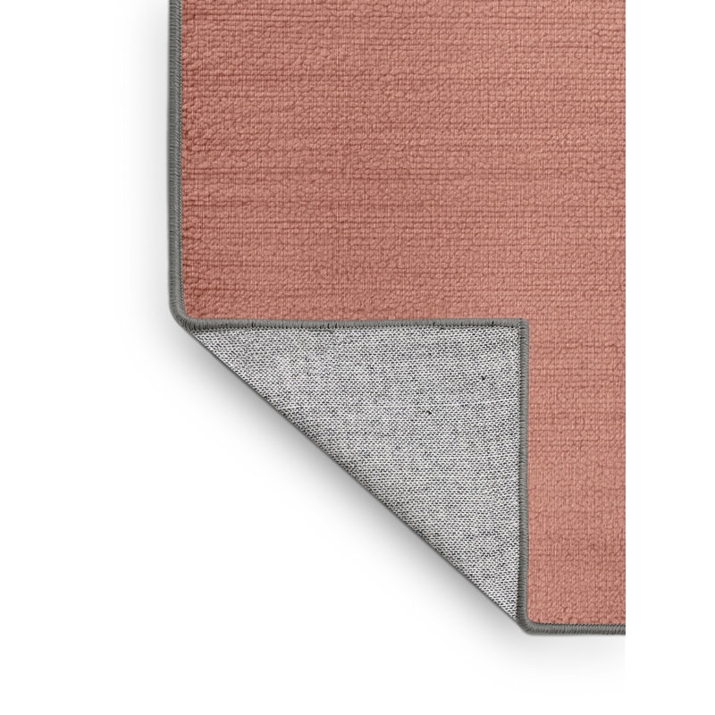 Tapis brun uni lavable à la machine, Rectangulaire 8 pi x 12 pi