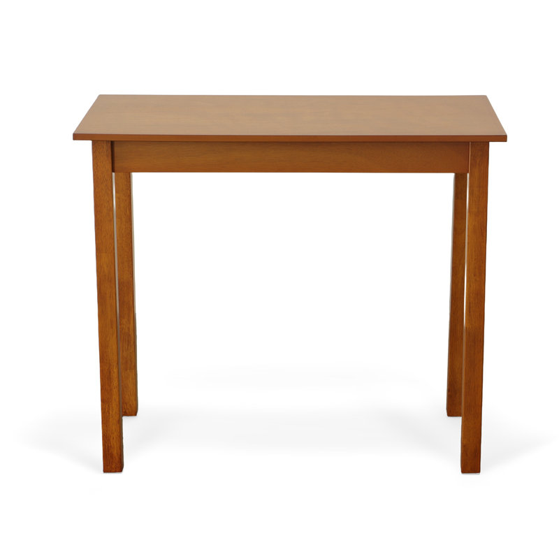 Table de bar compacte 22 po x 42 po x 36 po Rustic Brown, Noyer