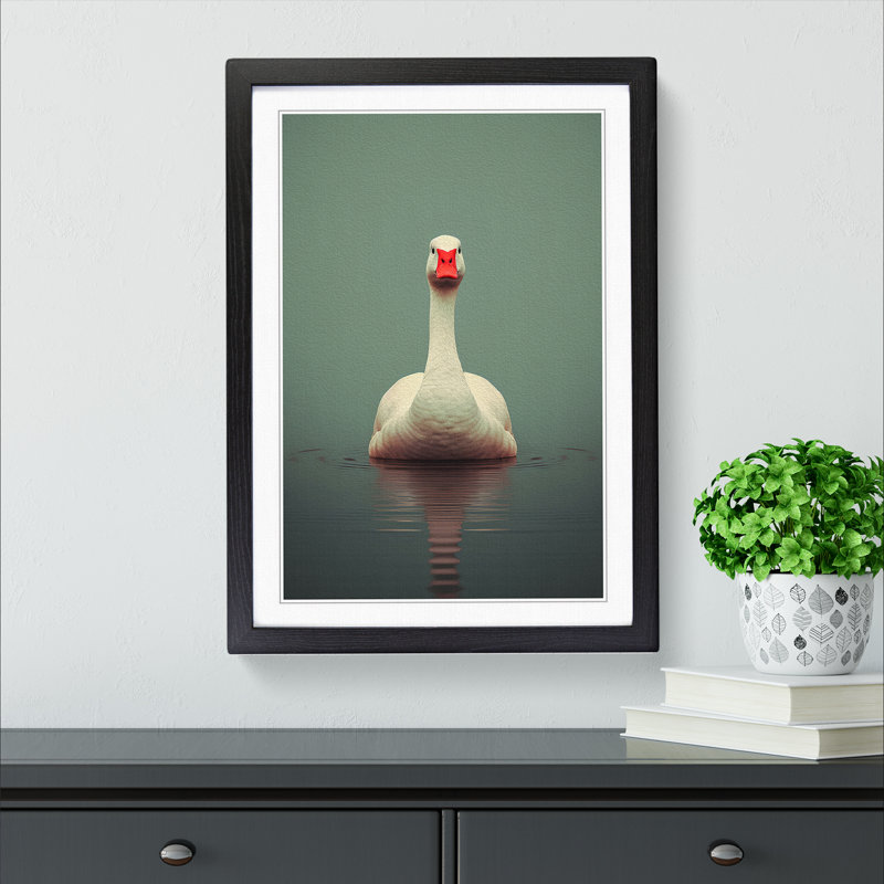 Goose Minimalism No.3 - Framed Print