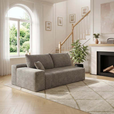 Modern Modular Sectional Sofa with Reversible Chaise, No Assembly Required