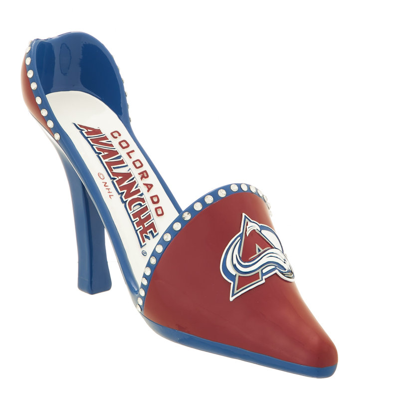Support à vin de table pour 1 bouteille à chaussures de travail NHL, Colorado Avalanche