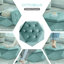 Repose-pieds Velvet Polygon Diamond