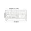 Buffet simple en bois de noyer noir-55482902