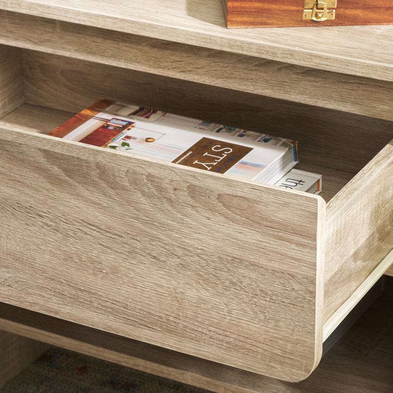 Arsenio 1 Drawer Nightstand, Light Cream