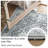 Purrier Chenille Mashine Washable Vintage Indoor Arae Rug with Non-Slip Backing for Bedroom Living Room Kitchen Entryway-477559862