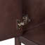 Lavabo de salle de bain élégant en céramique 24 po avec tablette ouverte en bois massif-1375331218