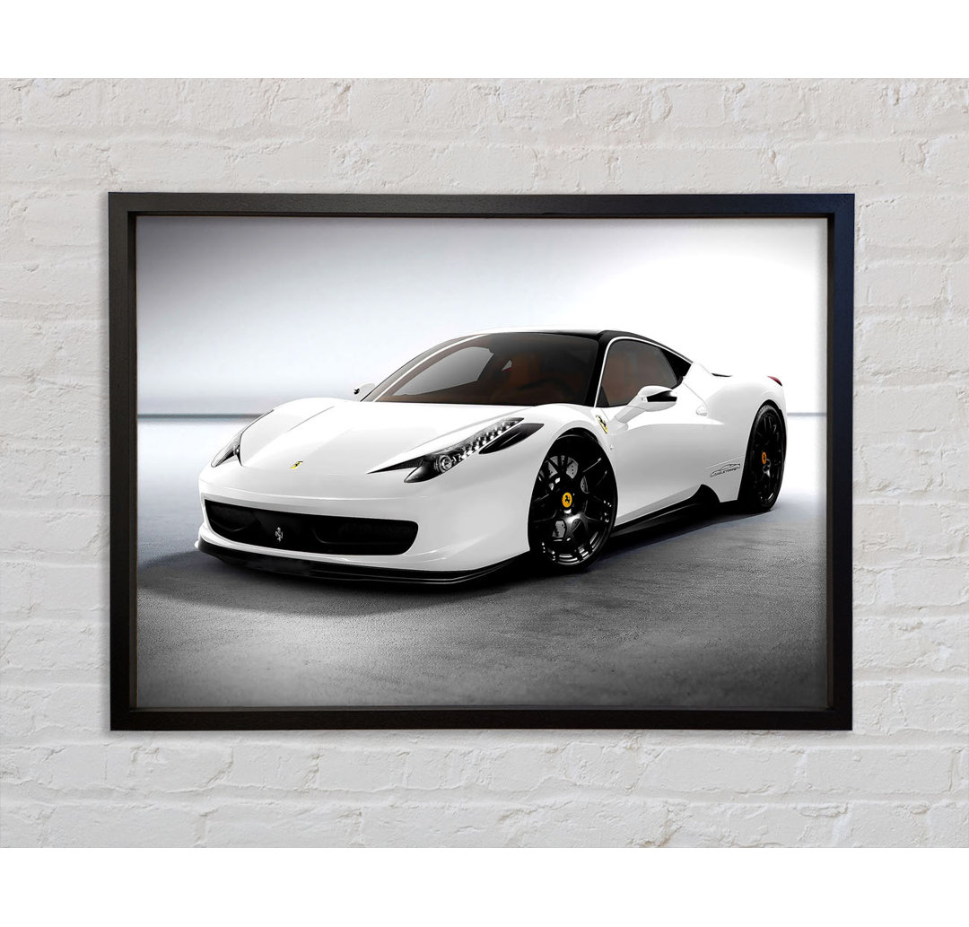 Oakley Design Ferrari 458 Italia - Einzelner Bilderrahmen Kunstdrucke auf Leinwand