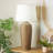 Cole And Grey Ceramic Antique Style Pot Vase Room Table Lamp With White Linen Shade-1485550488-1485550489