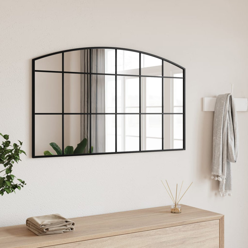Neelu Iron Novelty Wall Mirror, 23.6" x 39.4"